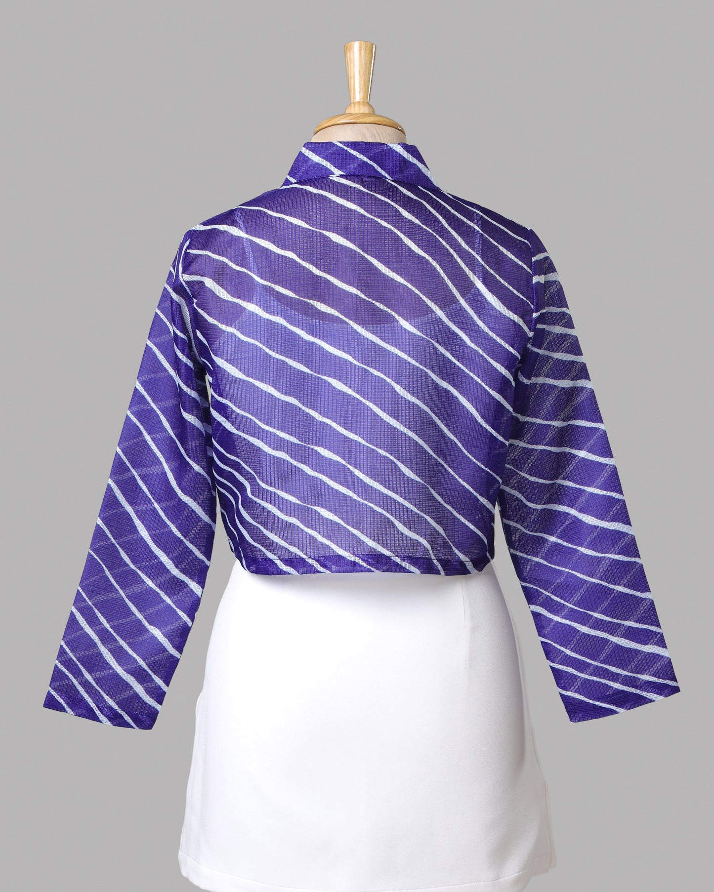 💃 Dance Floor Ready – Leheriya Bandhani Luxe Women's Jacket