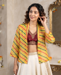 💖 Don't Miss Out – Festival Special Leheriya Women's Jacket