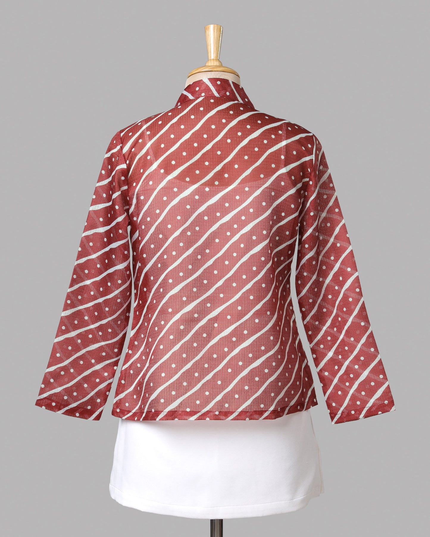 🎉 Festival Ready – Ethnic Fusion Women's Leheriya Women's Jacket