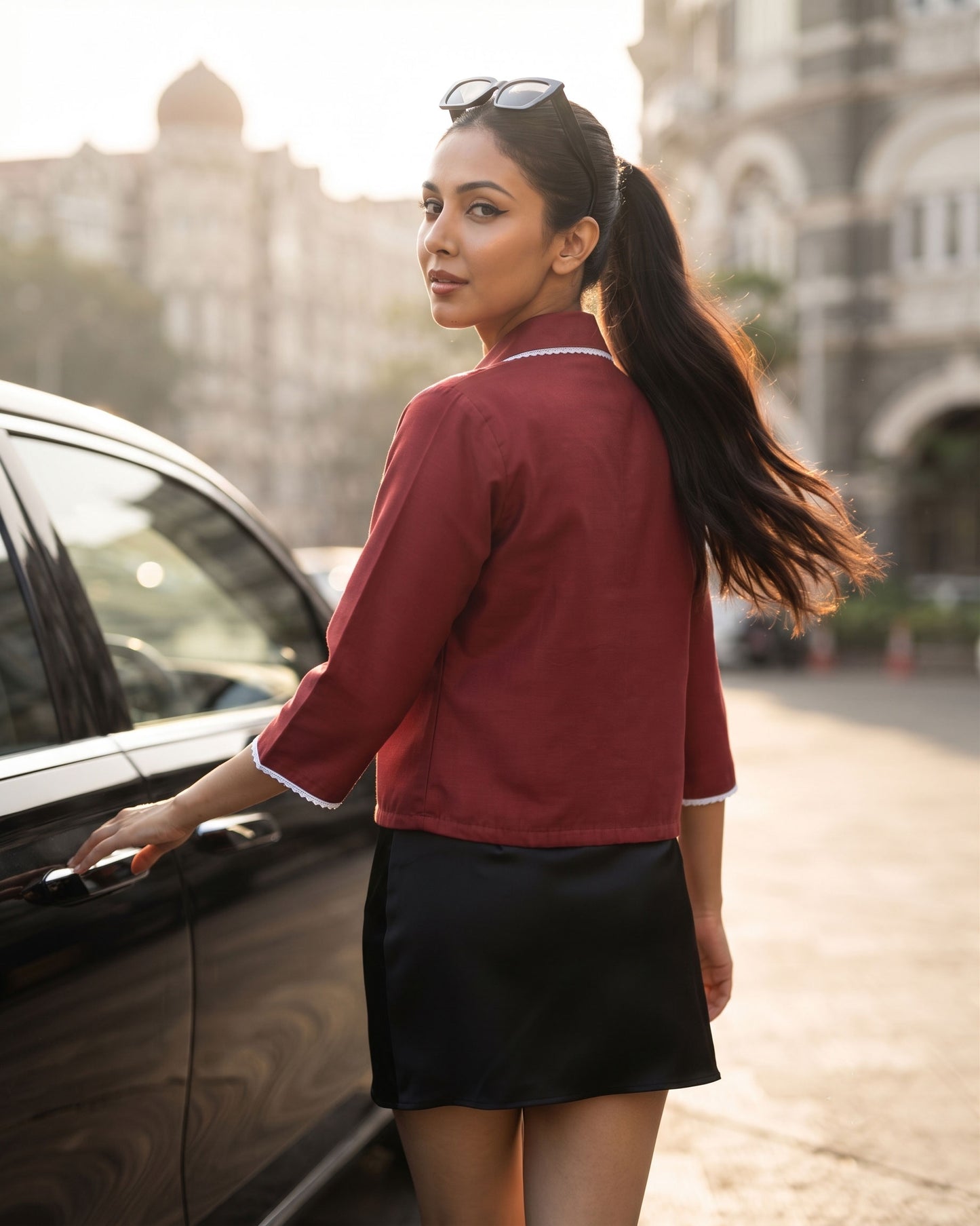 One And Only Lace Work Premium Feel Statement Jacket