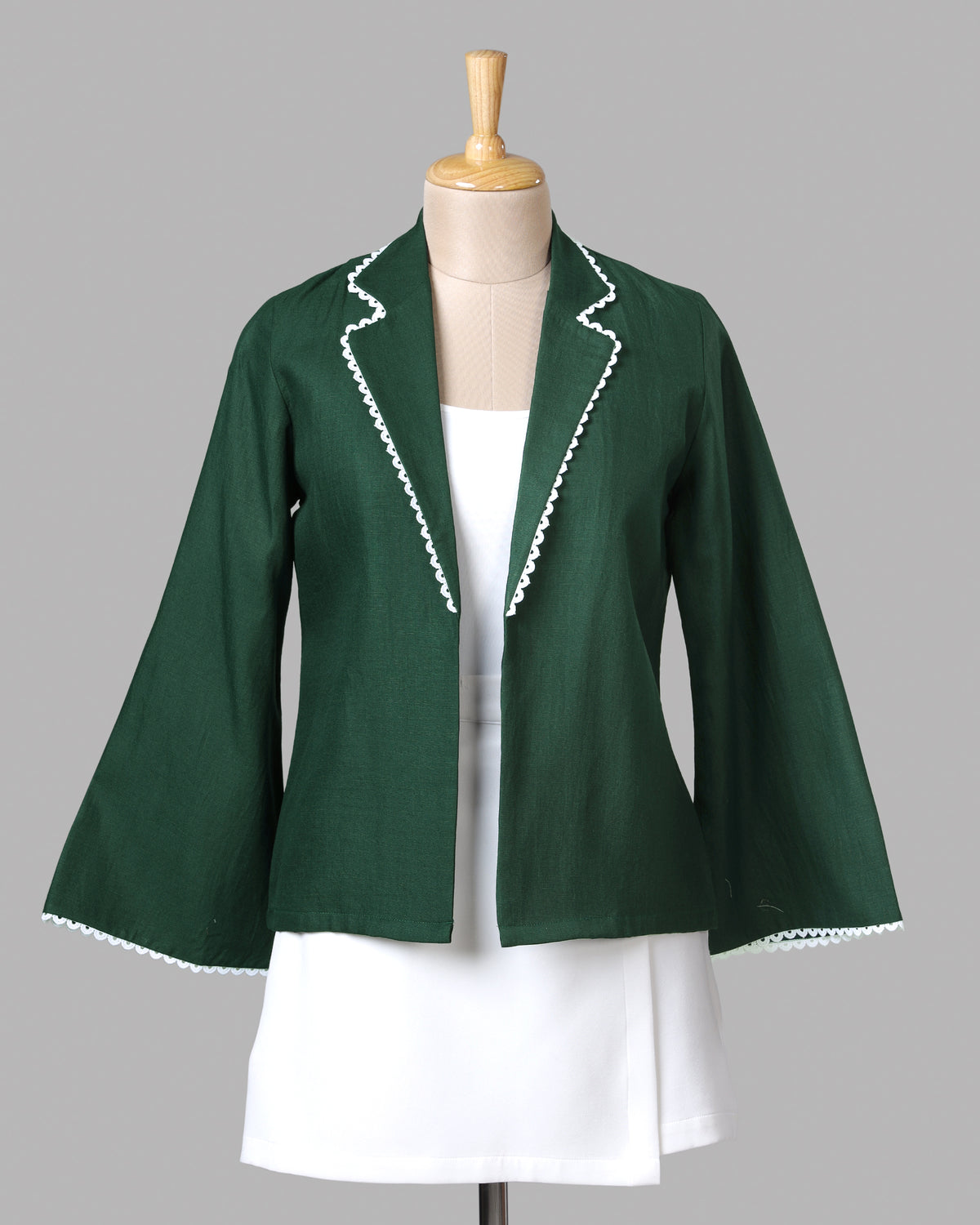 Rich Lace Detailing Premium Feel Signature Jacket