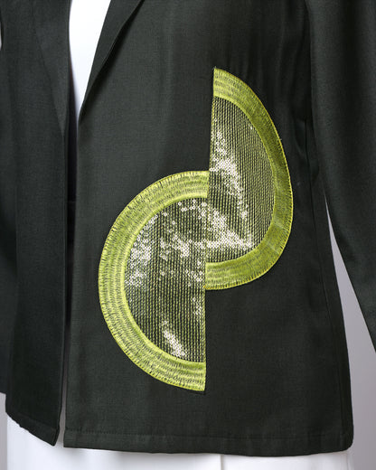 Rare Look Rich Finish Statement Jacket Made To Stand Out