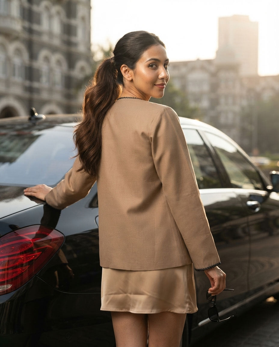 Your One And Only Luxe Finish Statement Jacket