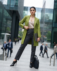 Premiere Luxe Long Jacket|Red Carpet Energy for Every Occasion