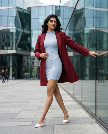 The Prestige Long Jacket|Sophisticated Style, Statement Energy