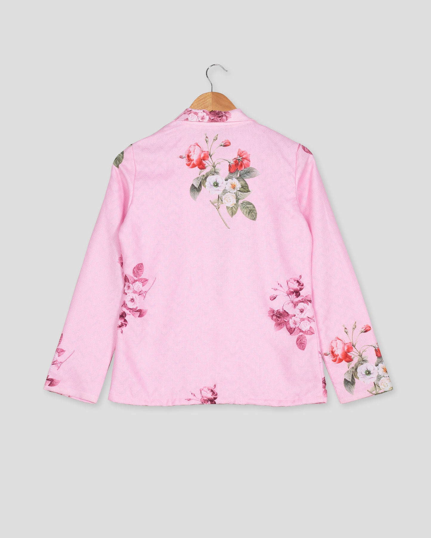 Classic Floral Women's Jacquard Weave Jacket