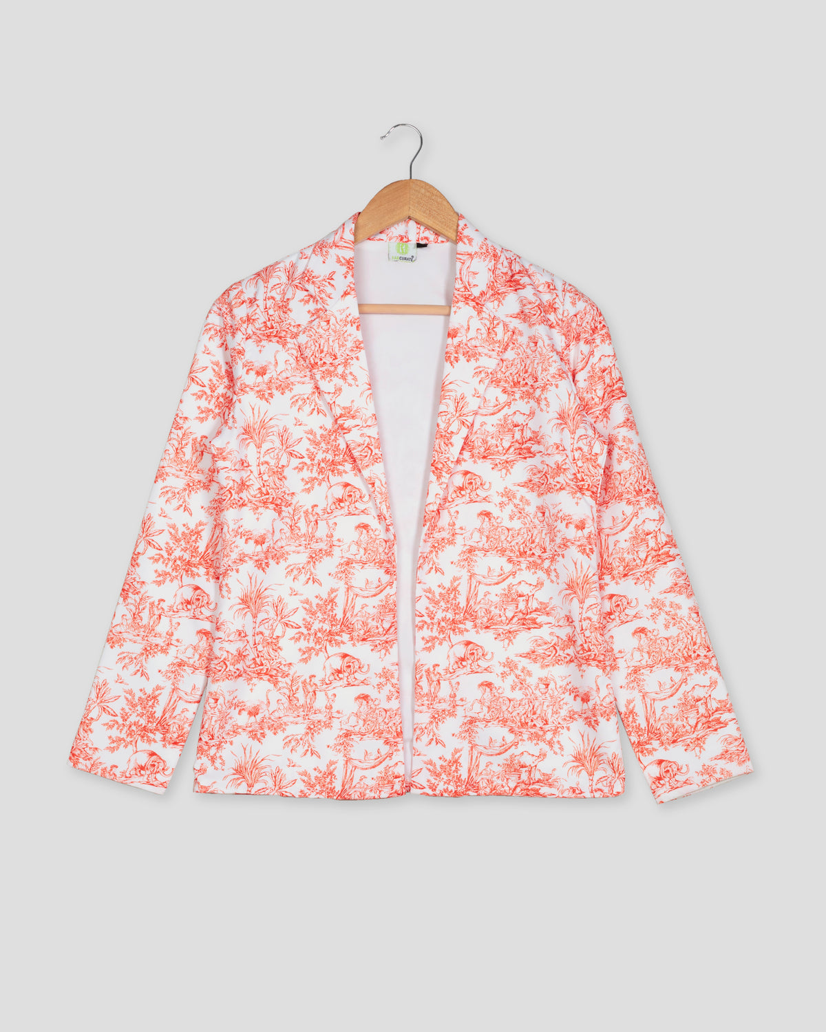 Trendy Toil Print Jacket For Women