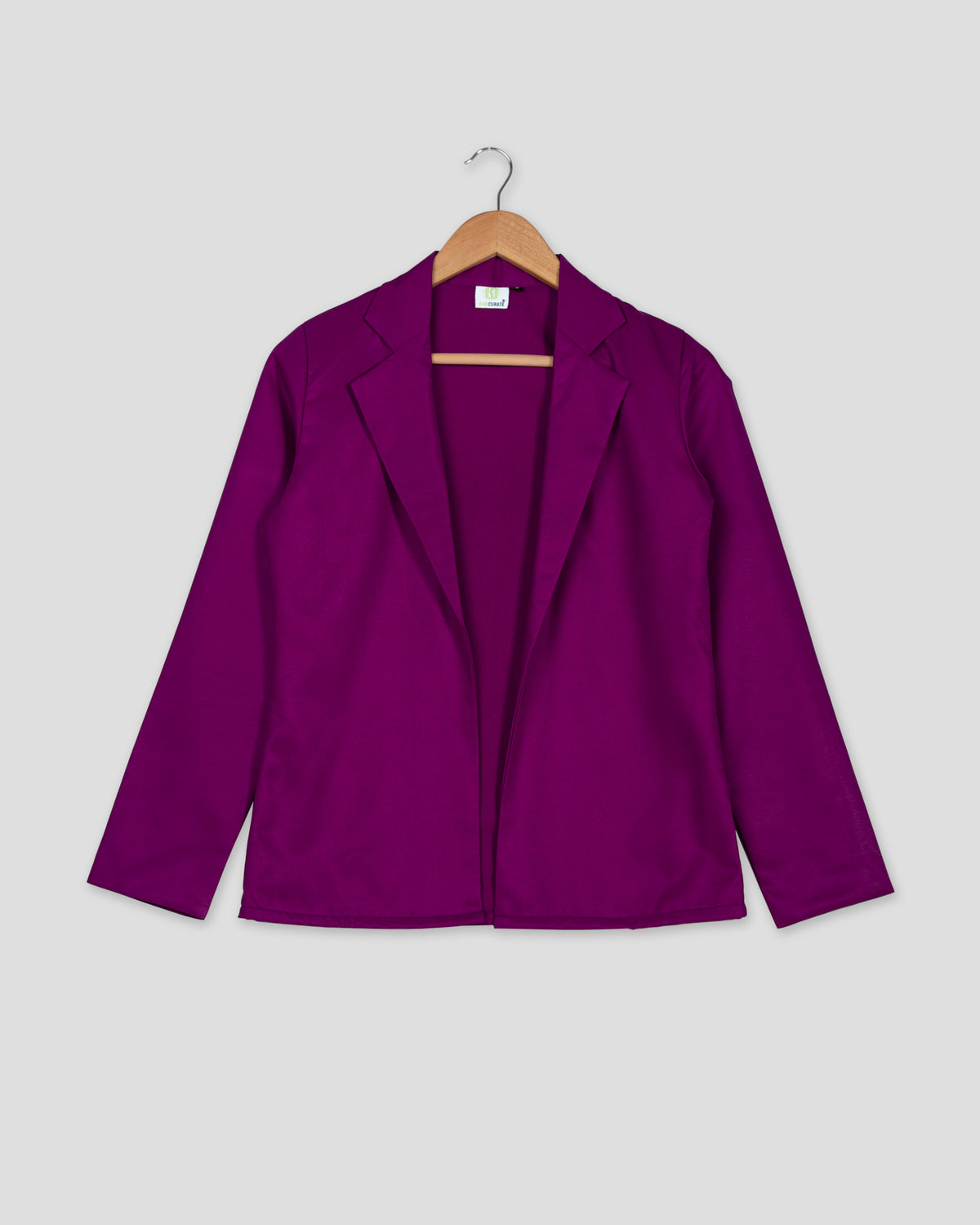 Solid Edit : Plain Indiigo DarkPurple Jacket For Women