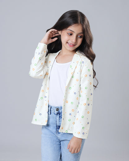 Swatantra Edit Jacket- Not Just Made in India - Made of India For Girls