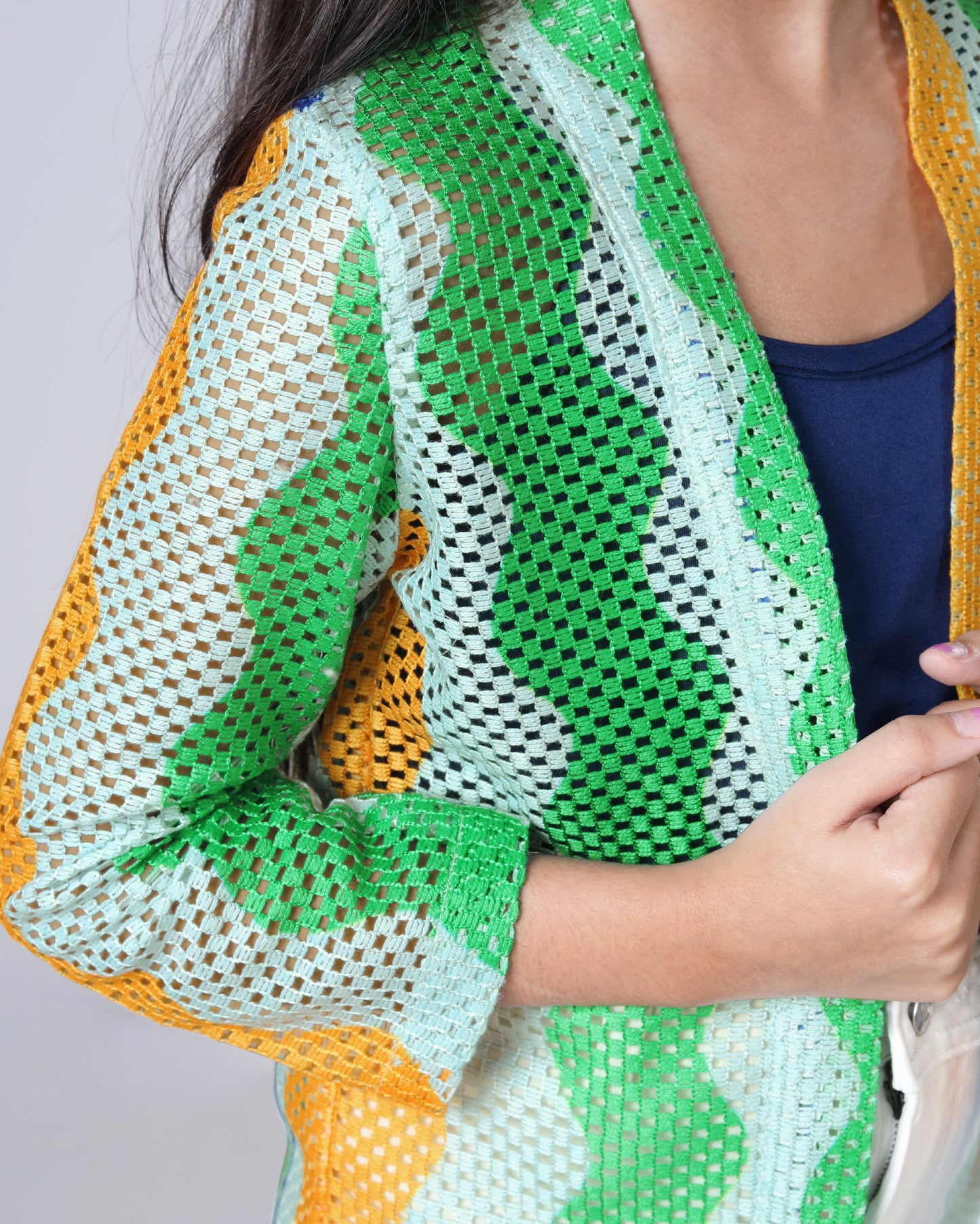 Nation First Jacket For Girls - Styled in Freedom Colors