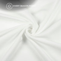 White Plain Banana Crepe Fabric (Width 58 Inches)