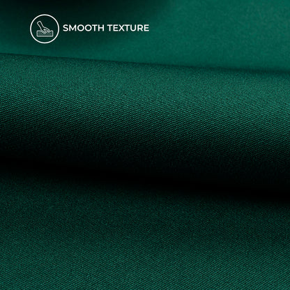 Teal Green Plain Banana Crepe Fabric (Width 58 Inches)