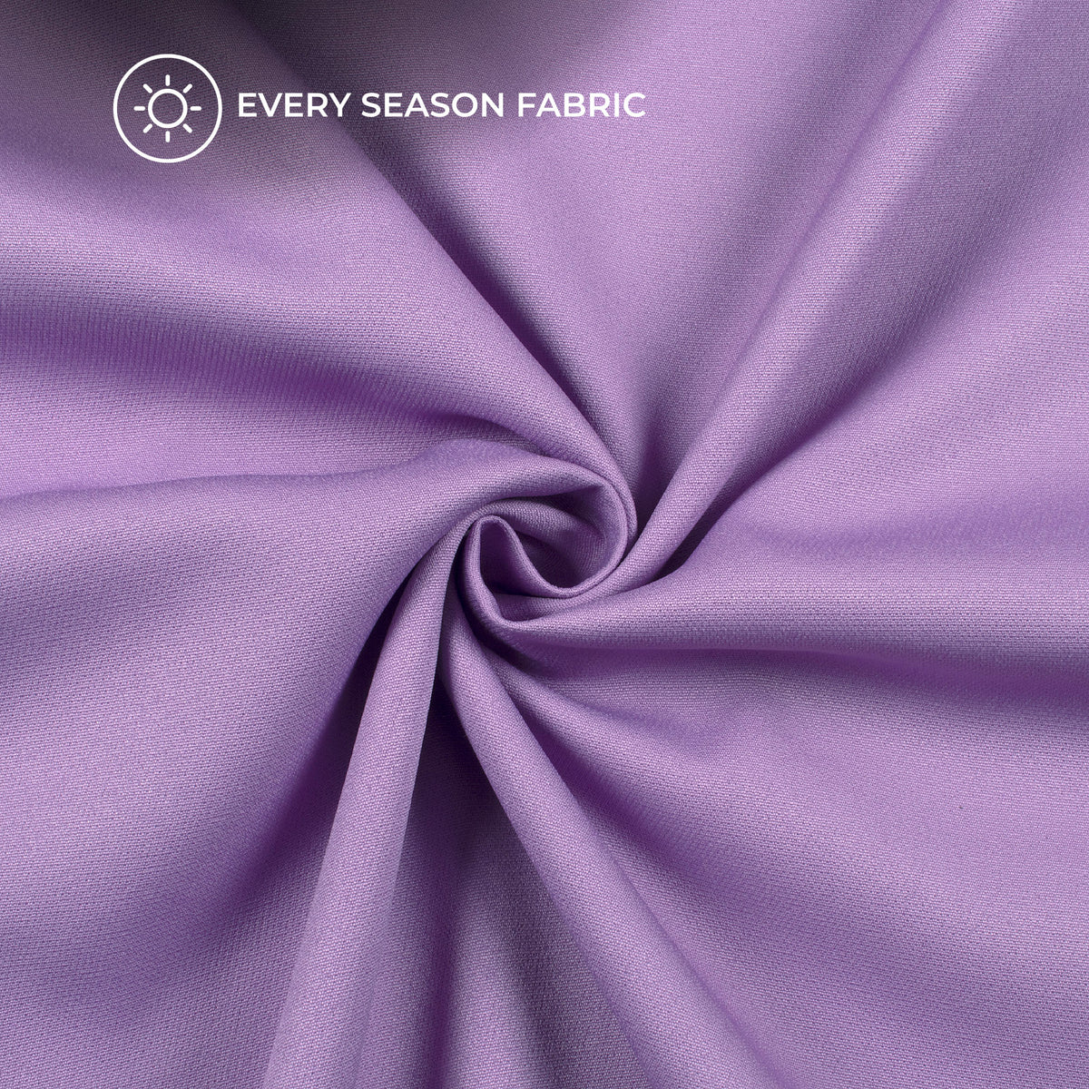 Lavender Purple Plain Banana Crepe Fabric (Width 58 Inches)