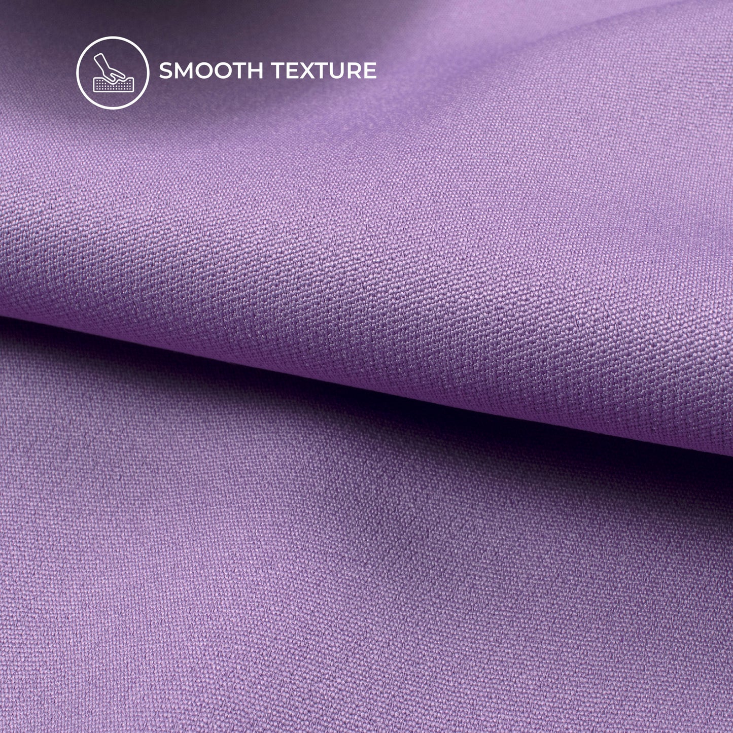 Lavender Purple Plain Banana Crepe Fabric (Width 58 Inches)