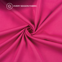 Bright Pink Plain Banana Crepe Fabric (Width 58 Inches)