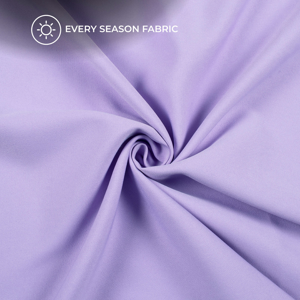 Periwinkle Purple Plain Banana Crepe Fabric (Width 58 Inches)