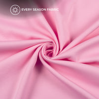 Pink Plain Banana Crepe Fabric (Width 58 Inches)