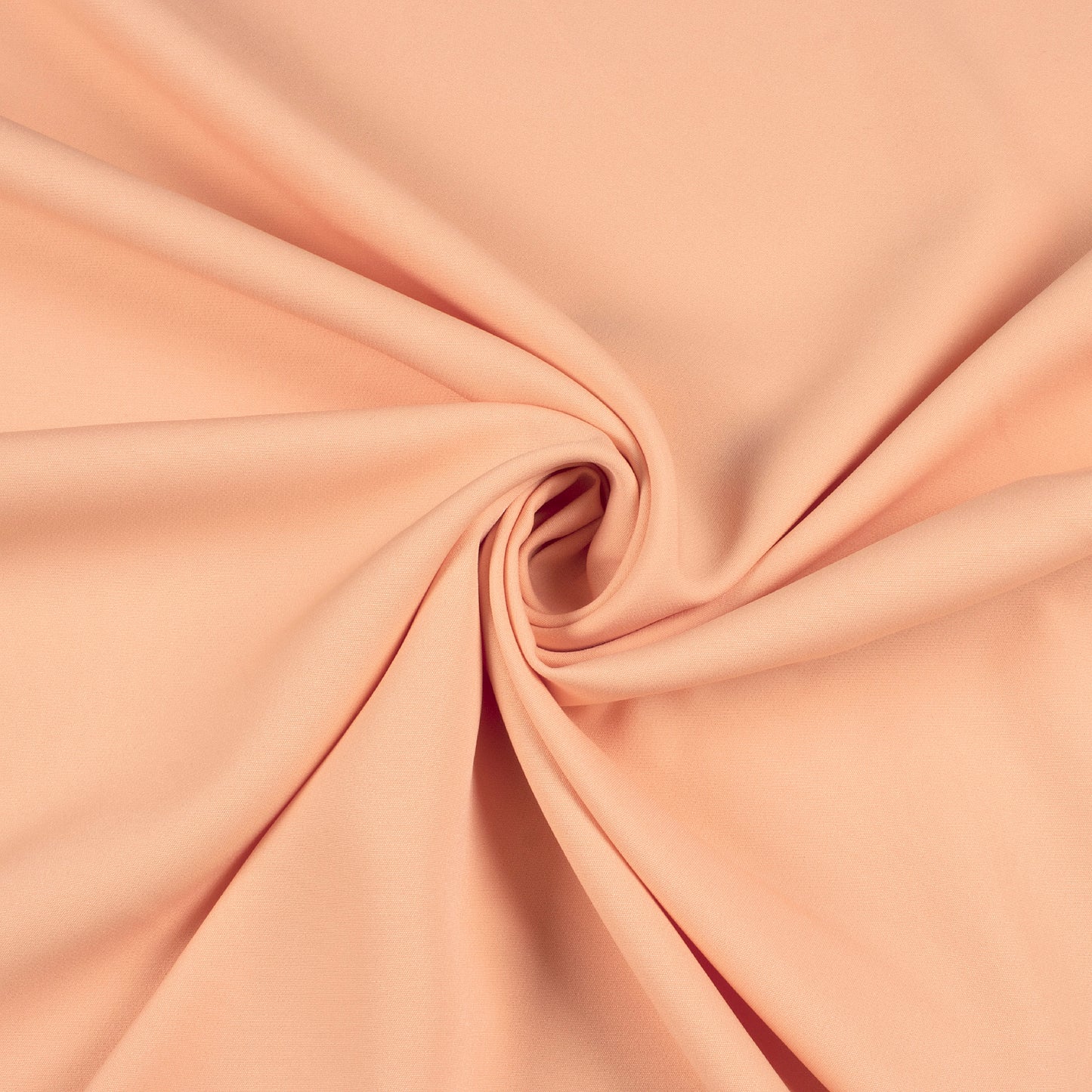 Coral Peach Plain Banana Crepe Fabric (Width 58 Inches)