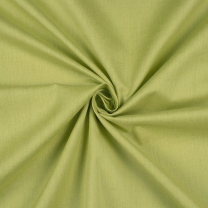 Pale Green Plain Cotton Flex Fabric