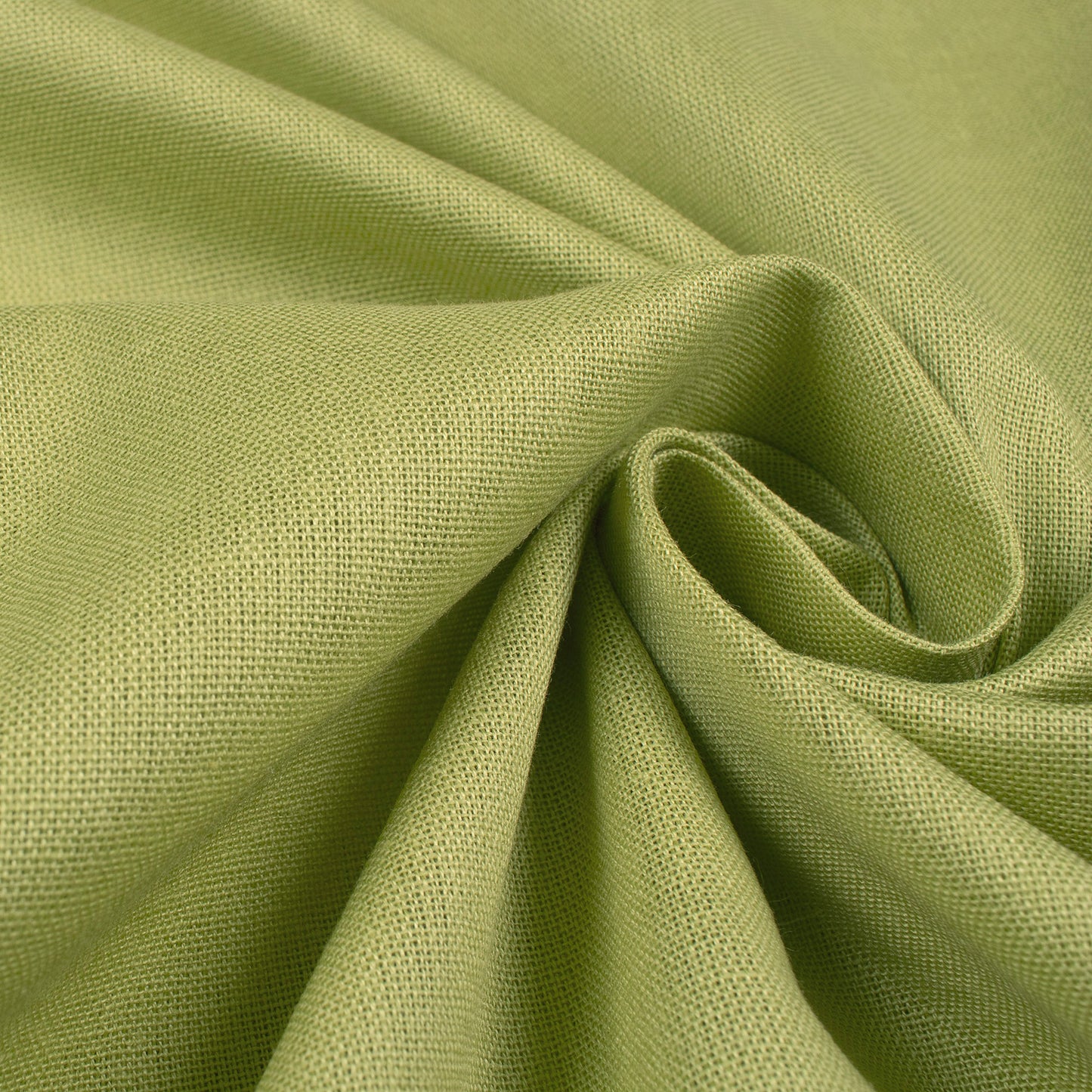 Pale Green Plain Cotton Flex Fabric
