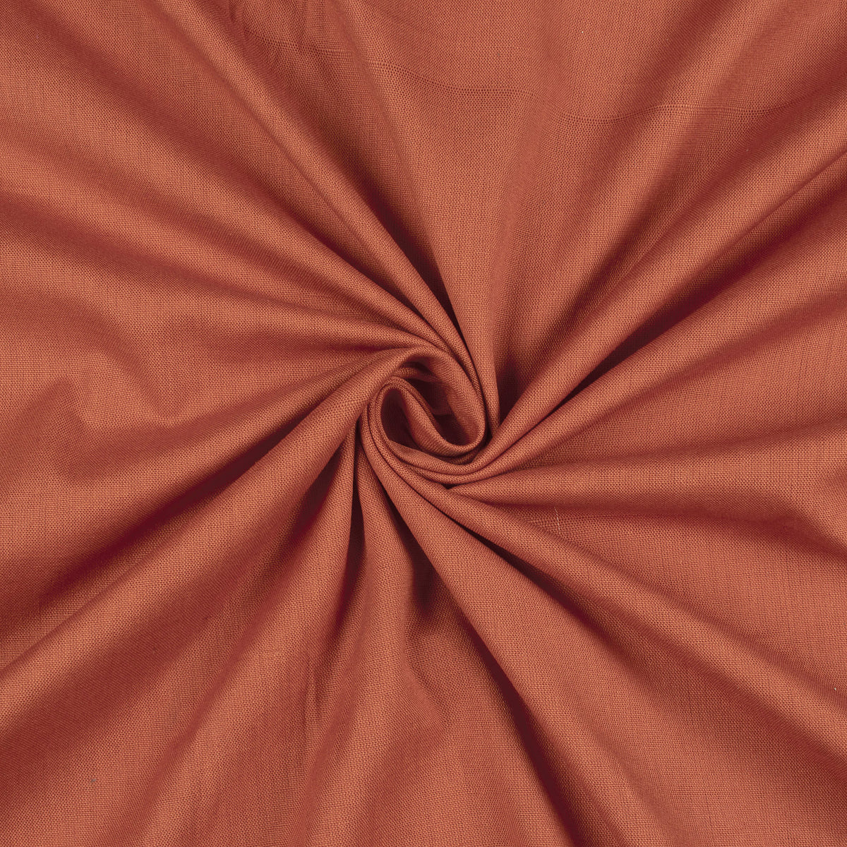 Salmon Orange Plain Cotton Flex Fabric