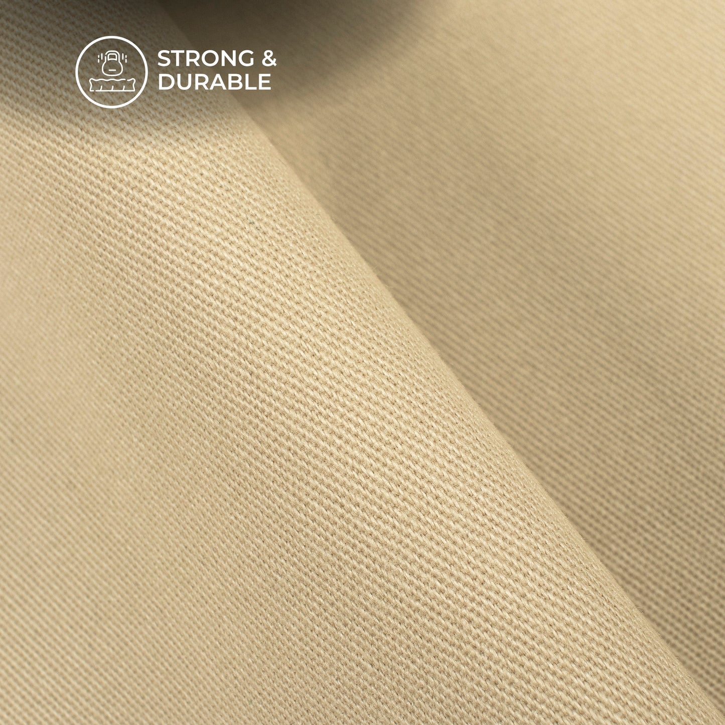 Oat Beige Plain Flexi Lycra Fabric (Width 56 Inches)