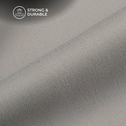 Dolphin Grey Plain Flexi Lycra Fabric (Width 56 Inches)