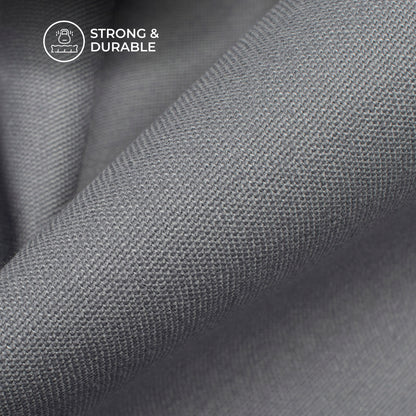 Lava Grey Plain Flexi Lycra Fabric (Width 56 Inches)