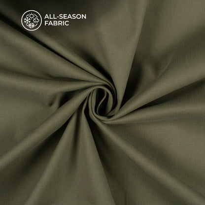 Fern Green Plain Flexi Lycra Fabric (Width 56 Inches)
