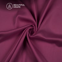 Jam Purple Plain Imported Satin Fabric