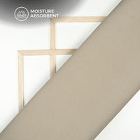 Laurel Grey Plain Stretch Cotton Fabric(Width 86 Inches)