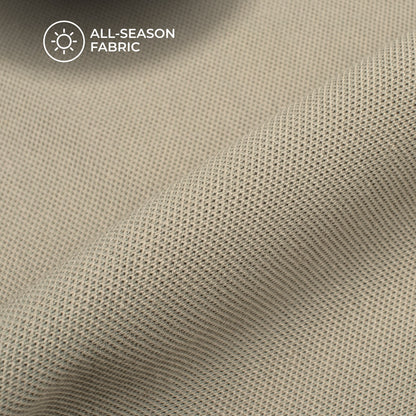 Laurel Grey Plain Stretch Cotton Fabric(Width 86 Inches)