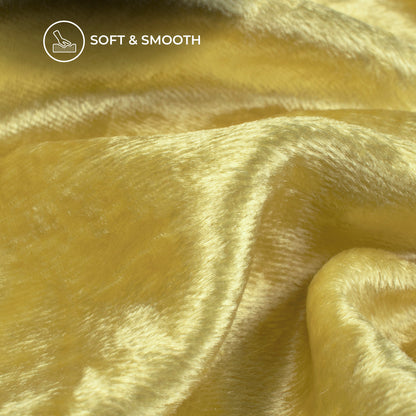 Lime Yellow Supersoft Viscose Velvet Fabric