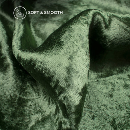 Hunter Green Supersoft Viscose Velvet Fabric