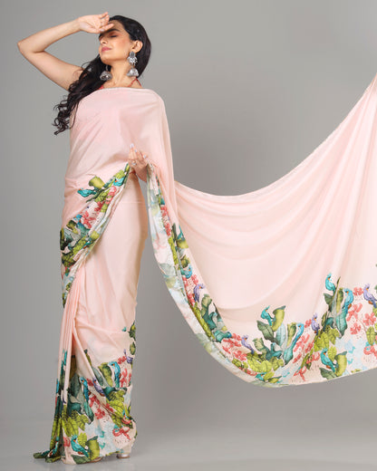 Exclusive Floral Women's Designer Bollywood Saree