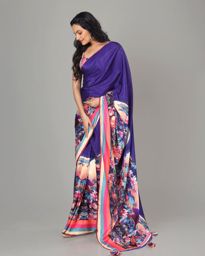 Exclusive Floral Women's Designer Bollywood Saree