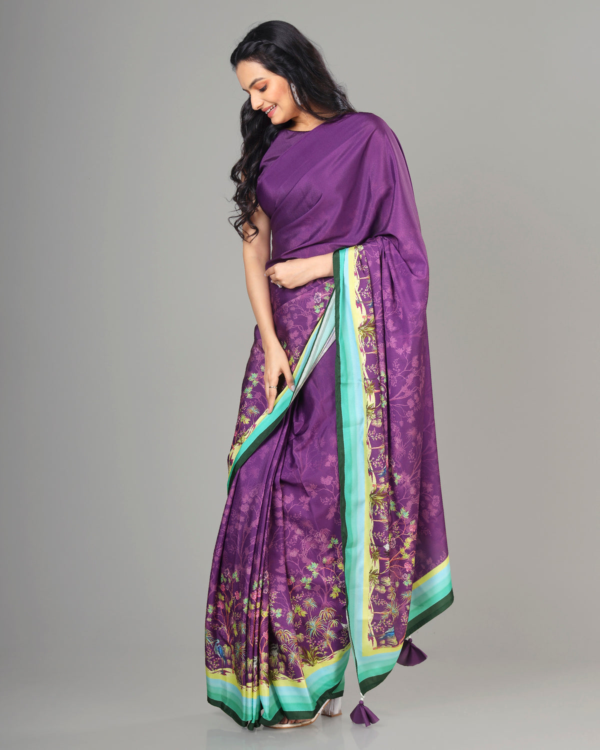 Bestselling Floral Women Designer Bollywood Saree