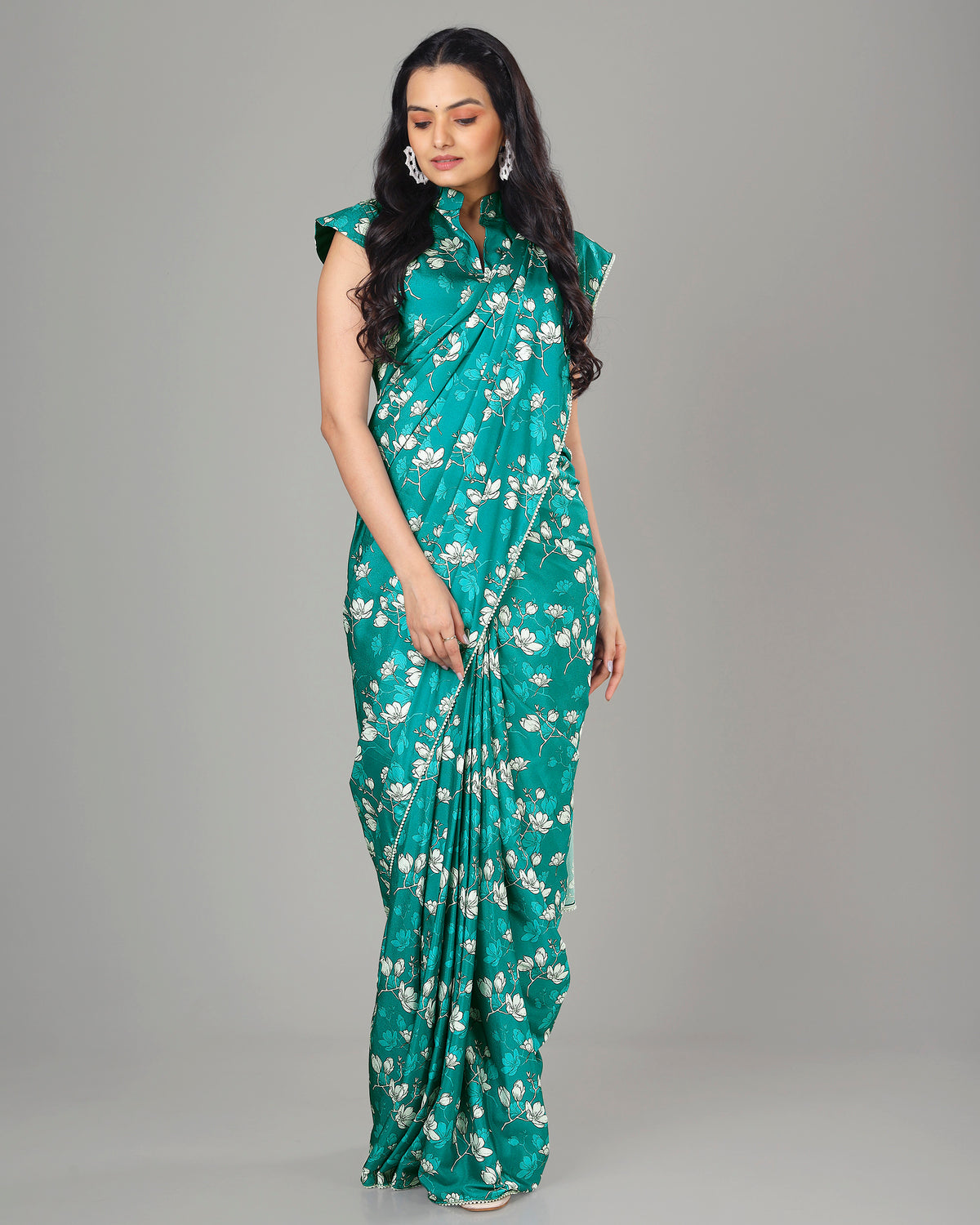 Bestselling Floral Women's Designer Bollywood Saree