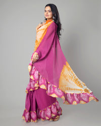 Exclusive Ruffled Designer Pre-Draped Saree