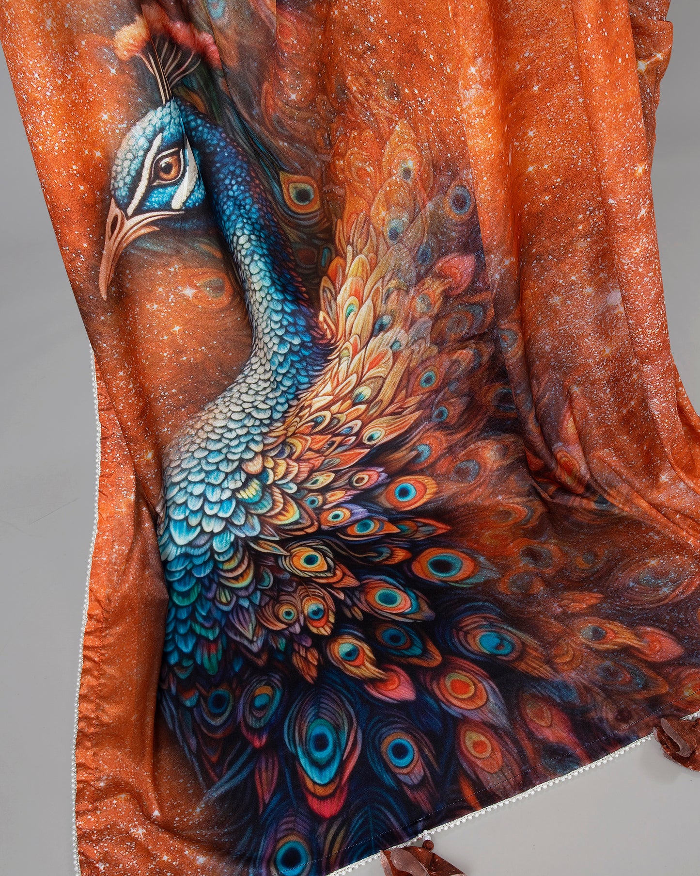Attractive Peacock Designer Silk Saree