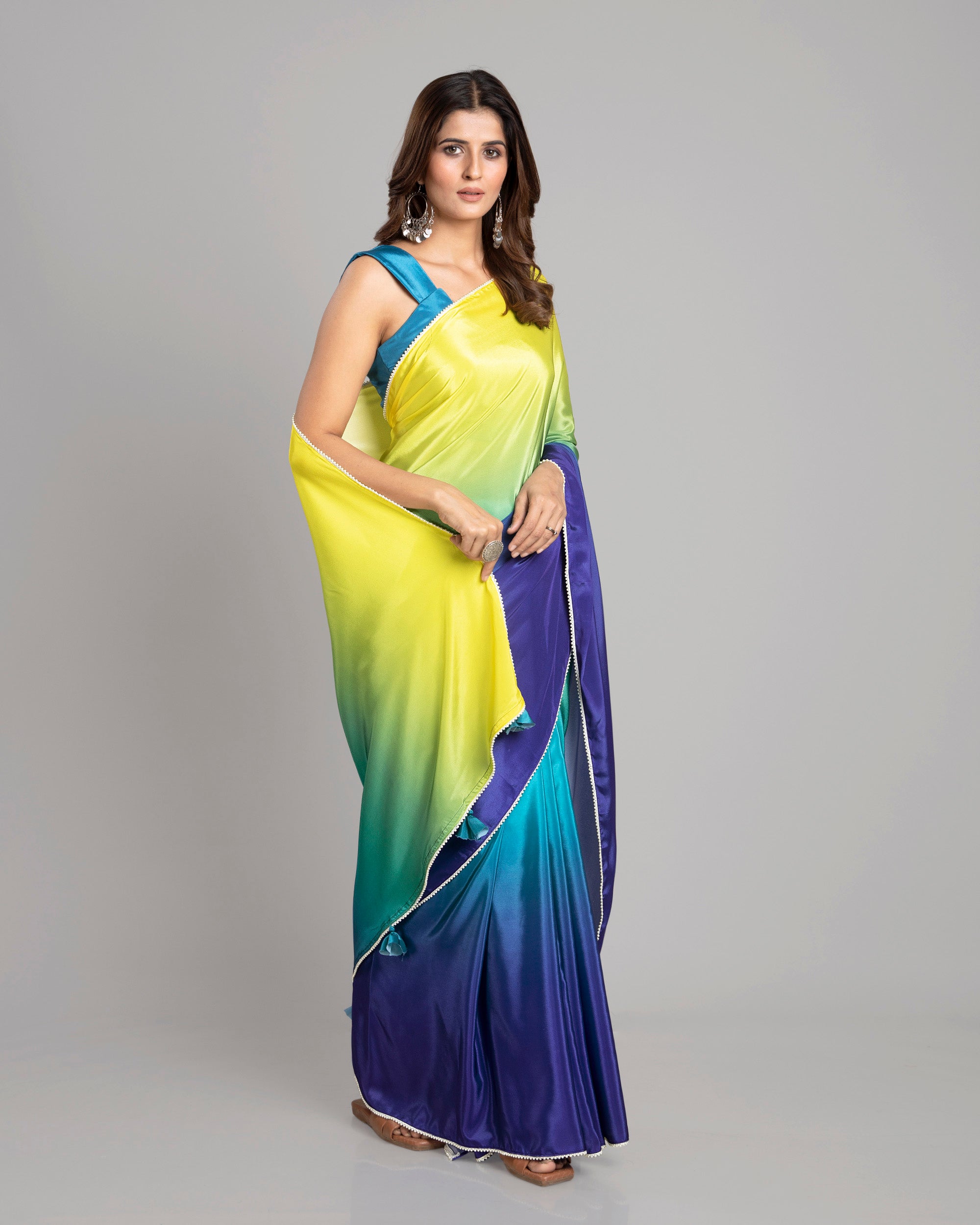 21 Half Saree Color Combinations That You Didn't Think of Earlier • Keep Me  Stylish | Saree color combinations, Half saree designs, Half saree lehenga