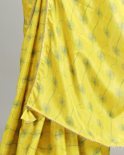 Cool Breeze, Silk Embrace: The Crafted Comfort Saree