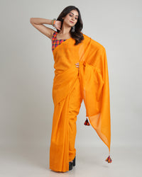 A Canvas for Creativity: The Soft Cotton Mulmul Saree