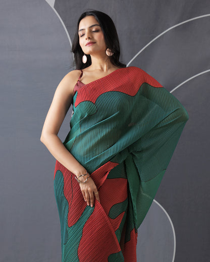 One-Of-A-Kind: Our Stunning Pleated Saree