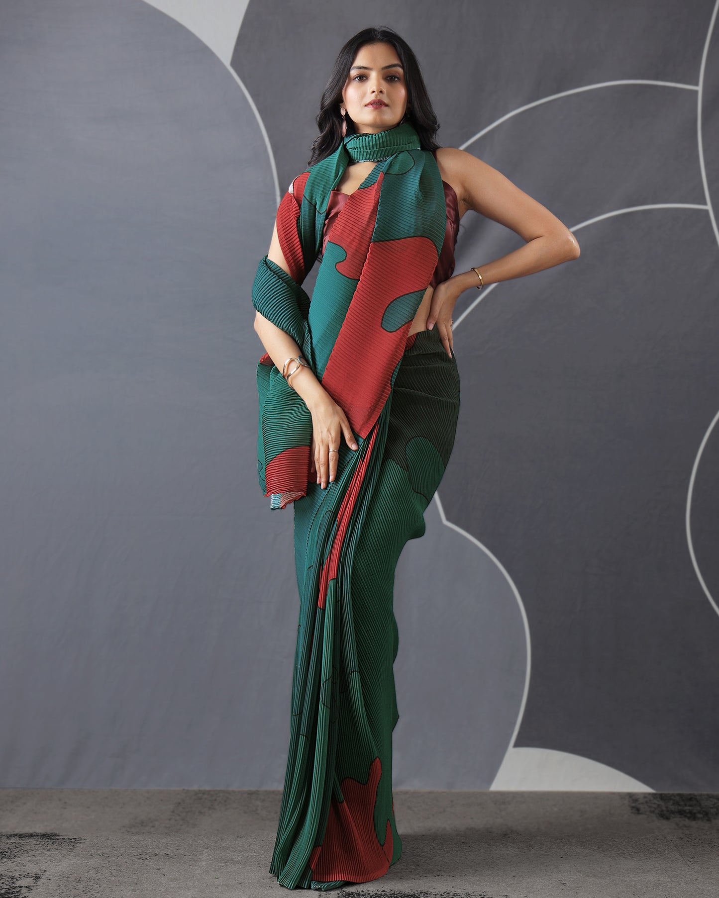 One-Of-A-Kind: Our Stunning Pleated Saree