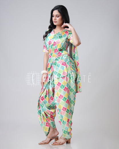 Instari: The One-Minute Pre-Drape Dhoti Saree With Pocket And Belt