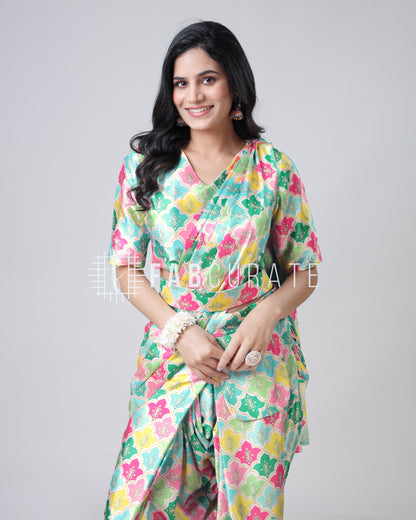 Instari: The One-Minute Pre-Drape Dhoti Saree With Pocket And Belt