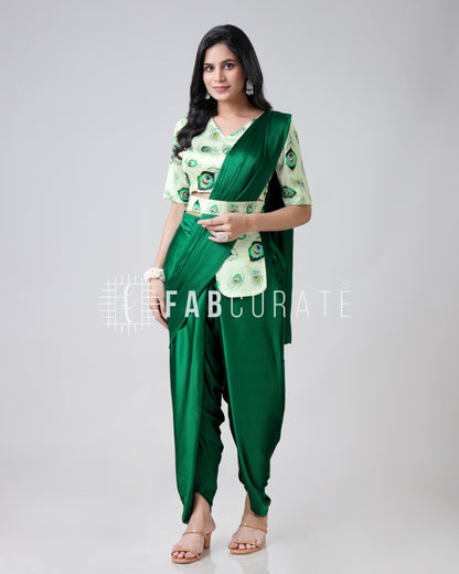 Veerangana By Fabcurate: The Ultimate Dhoti Pre-Drape Saree With Pocket And Belt