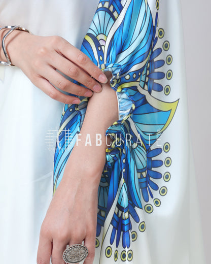 The Trendsetting Royal Mandalaa Freehand Saree By Fabcurate