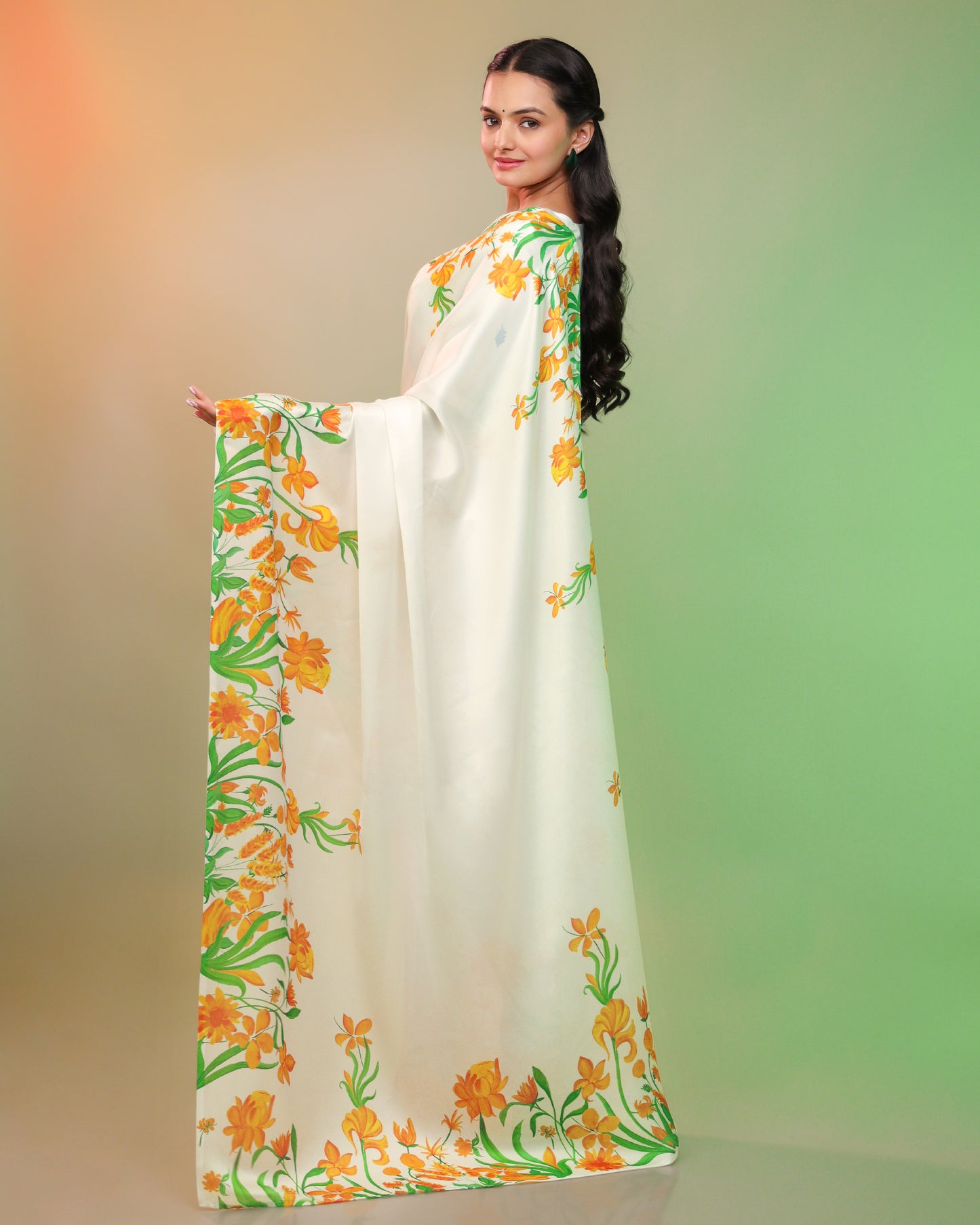 Saree Of Swaraj - A Fabcurate Tribute: Tri-Color Saree
